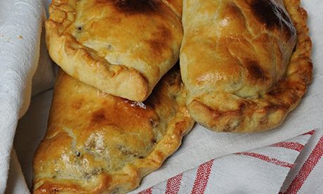 Three-mushroom pasties