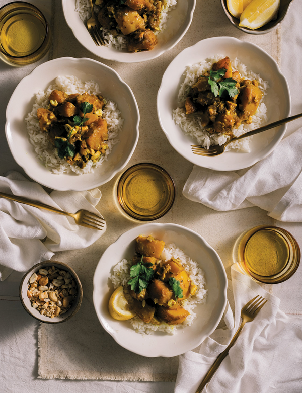 Three nut curry: coconut, cashew and butternut stew [Tara Taft]