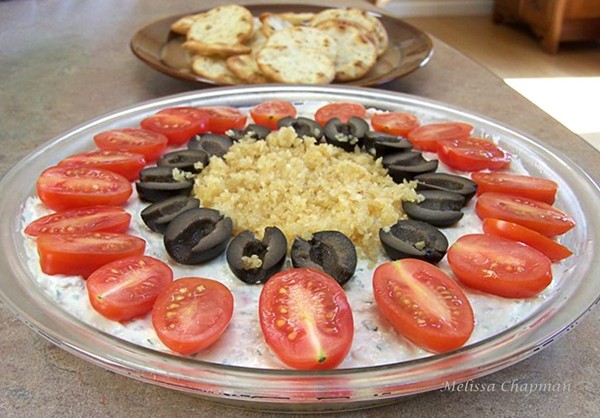 Three-onion appetizer pie