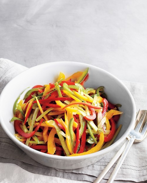 Three-pepper slaw