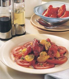 Three-tomato salad
