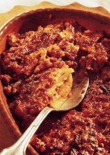Thrice cooked thistle (Gobbi rigirati tre volte)