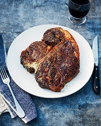 Throwback porterhouse steaks