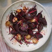 Thyme and honey-roasted beets