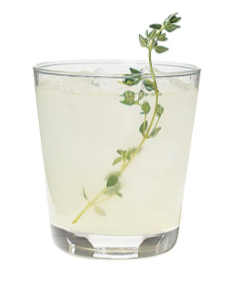 Thyme and lime lemonade