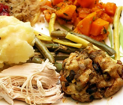 Thyme and portobello un-stuffing