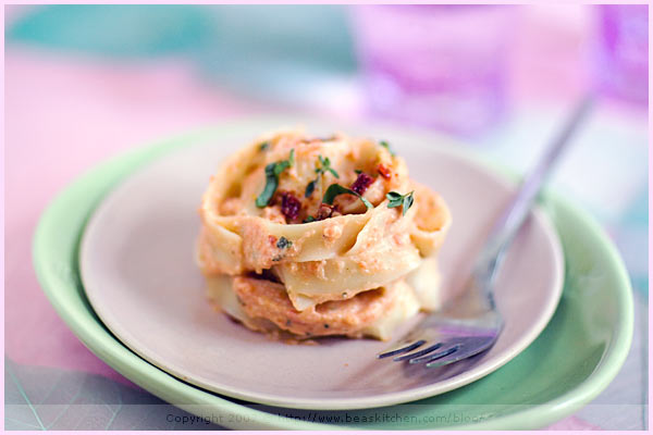 Thyme-flavored tomato, ricotta sauce (Sauce tomate et ricotta parfumée au thym)