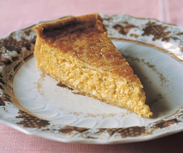 Thyme, onion and Gruyère tart