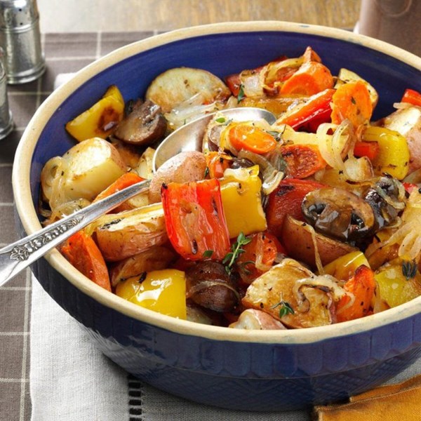 Thyme-roasted vegetables