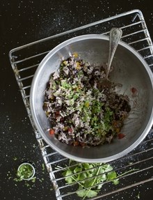 Ticos' rice & beans (Gallo pinto)