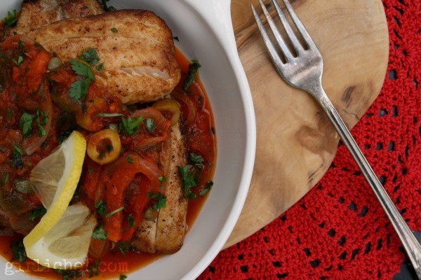 Tilapia a la Veracruzana