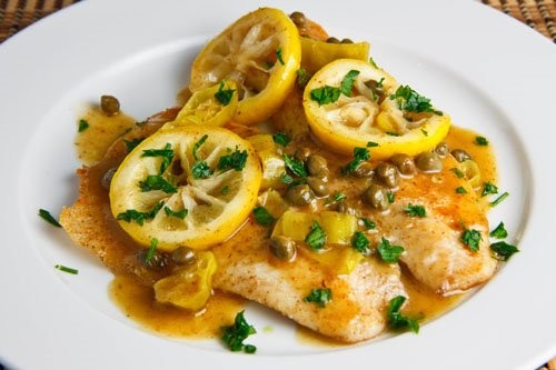 Tilapia piccata