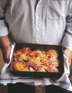 Timbale of aubergines with Parmesan and tomato (Milinciani alla Parmigiana)