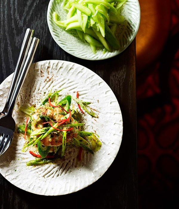 Tingling prawns