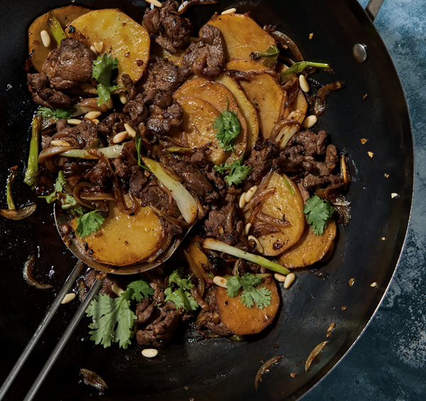 Tingly lamb stir-fry