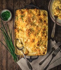 Tipsy cauliflower cheese