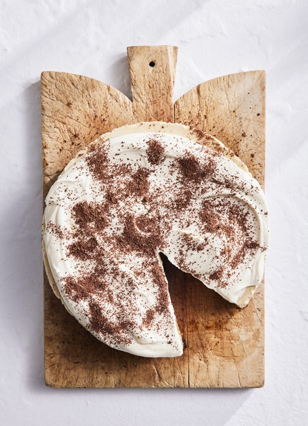 Tiramisu espresso martini no bake cheesecake