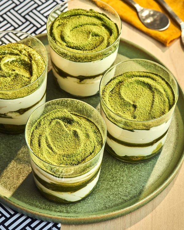TJ Lee's matcha tiramisu cup