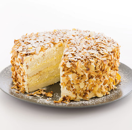 Toasted almond cake