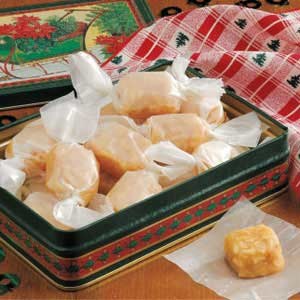 Toasted almond caramels