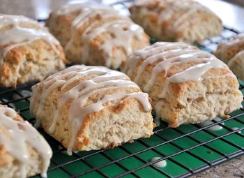 Toasted coconut and lime scones