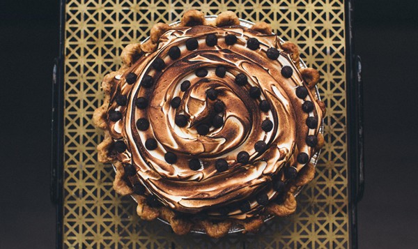 Toasted marshmallow butterscotch pie