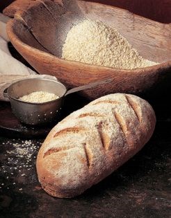 Toasted millet and rye bread