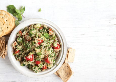 Toasted quinoa tabbouleh