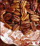 Toasted rosemary pecans