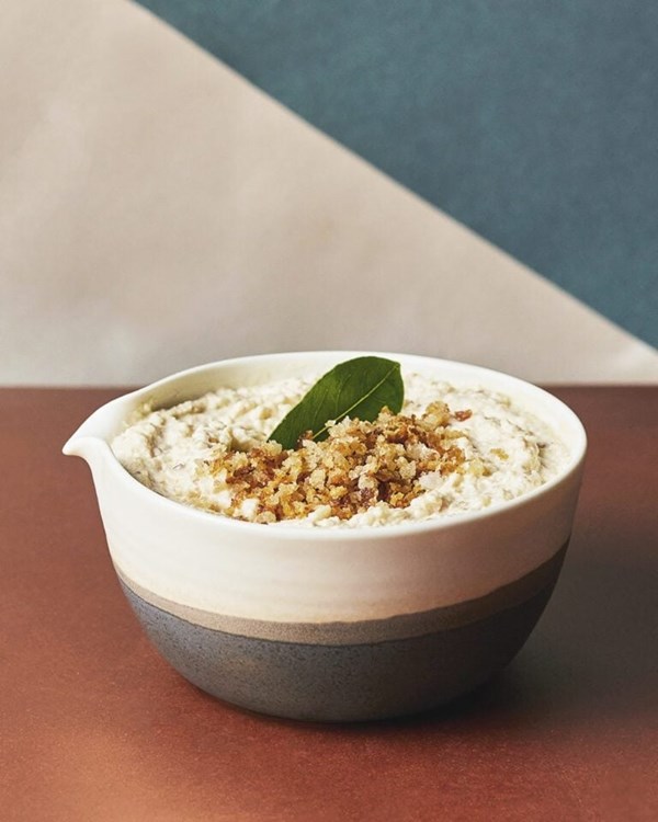 Toasted sourdough bread sauce