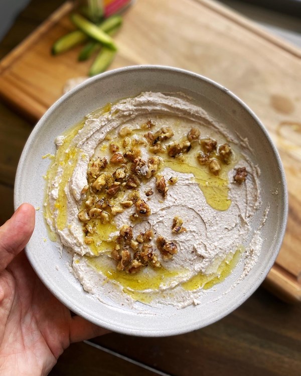 Toasted walnut and feta dip