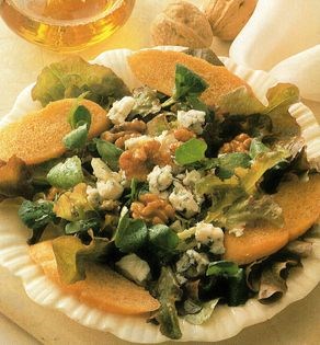 Toasted walnut and Roquefort salad