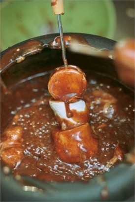 Toblerone fondue