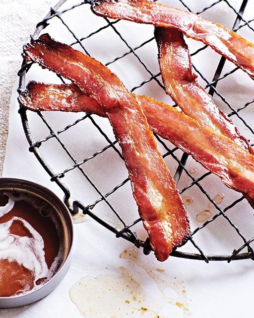 Toby's Estate's espresso maple lacquered bacon