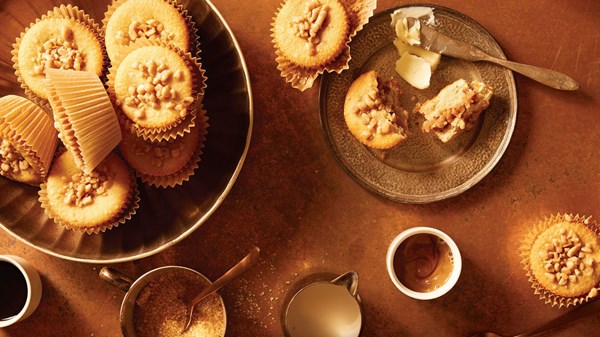 Toffee coffee cake muffins