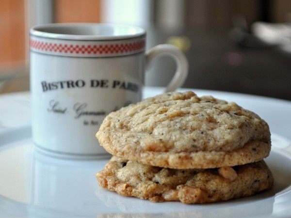 Toffee espresso drop cookies