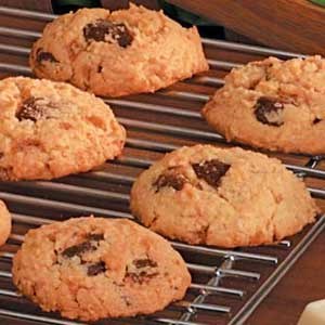 Toffee malted cookies