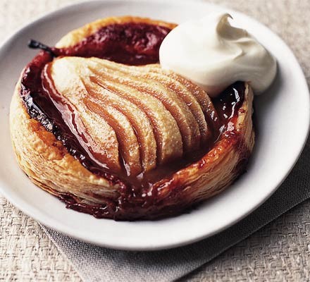 Toffee pear galettes