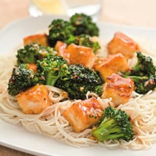 Tofu & broccoli stir-fry