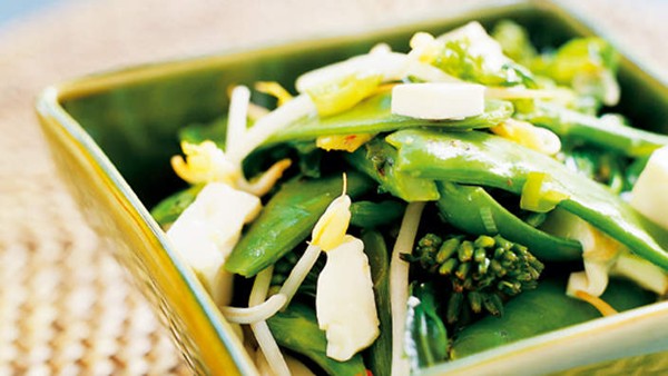 Tofu and ginger stir-fry