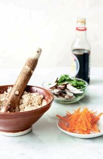 Tofu and sesame paste (Shiraae)