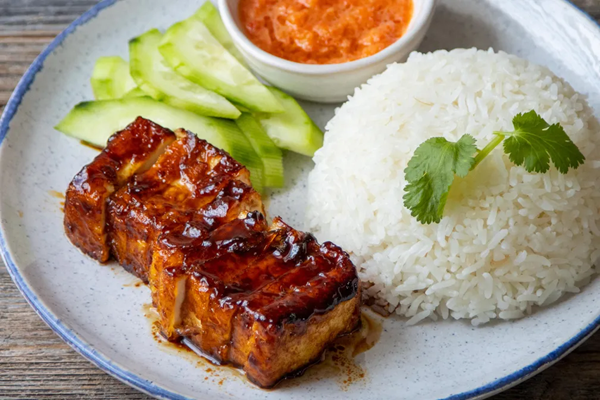 Tofu char siu