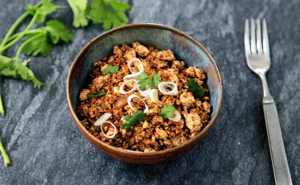 Tofu 'chorizo'