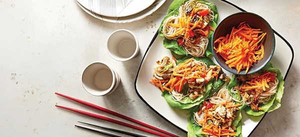 Tofu lettuce wraps 