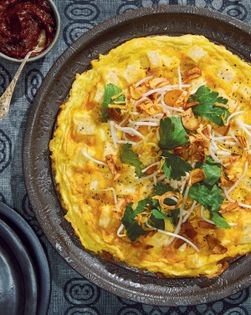 Tofu omelet (Tahu telur)