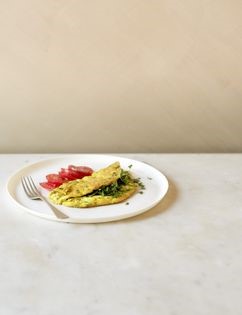 Tofu omelette