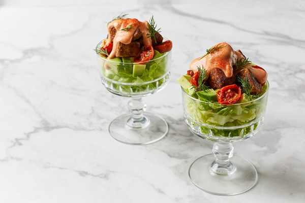 Tofu 'prawn' cocktail