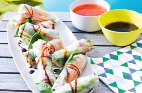 Tofu summer rolls