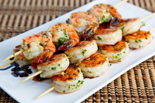 Tom yum grilled shrimp