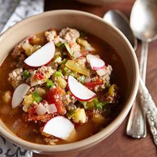 Tomatillo & pork chili